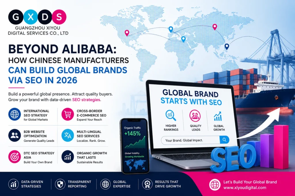 Beyond Alibaba: How Chinese Manufacturers Can Build Global Brands via SEO in 2026