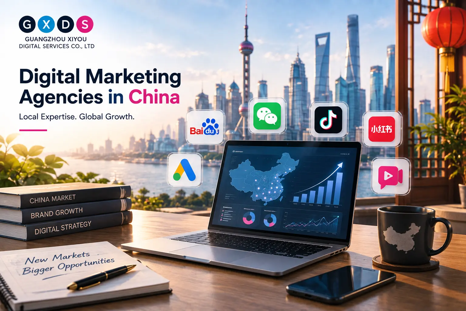 Digital marketing agencies in China helping international brands with SEO, PPC, WeChat, Douyin, and Xiaohongshu marketing.