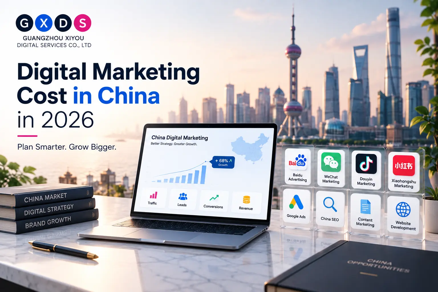Digital marketing cost in China in 2026 with SEO, PPC, social media, and China market strategy.